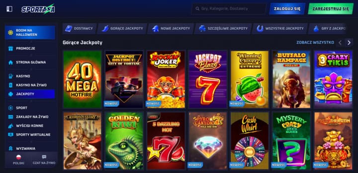 sportaza casino игры джектоп