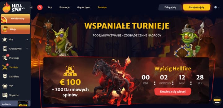 турниры hellspin